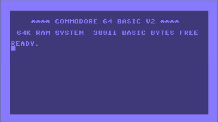 c 64 startscreen