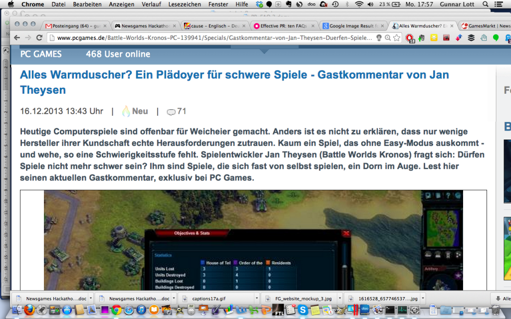 Jan Theysens nostalgisch-polemischer Rant über zu leichte Spiele schaffte es bei pcgames.de auf die Startseite.